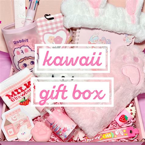 Kawaii Box Cute Pastel Gift Box Japanese Mystery Box Kawaii Grab Bag