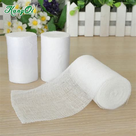 3Rolls 7 5cmX6m Medical Gauze Bandage Disposable Gauze Roll First Aid