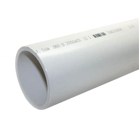 Jm Eagle In X Ft Pvc Sch Dwv Plain End Pipe The