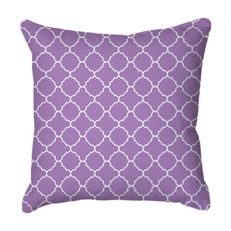 Quatrefoil Purple Quick Dry Outdoor Cushion Rooms By Me