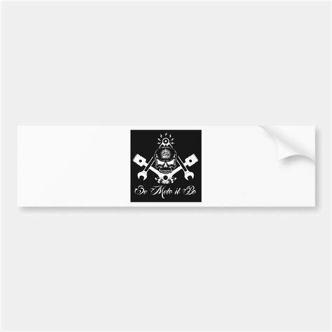 Freemason Widows Sons Masonic Hotrod Logo 20160407 Bumper Sticker