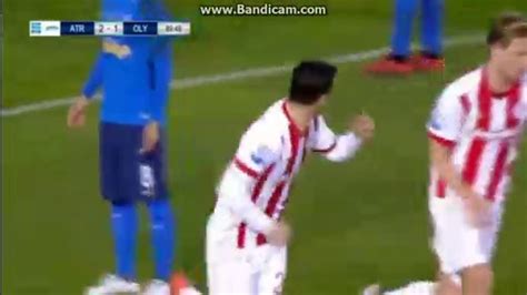 Ehsan Hajsafi Amazing Goal HD Atromitos FC 2 2 Olympiakos Pireus 11