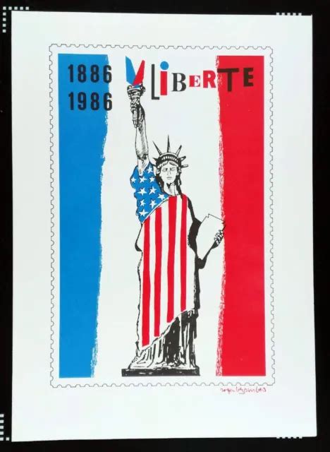 Statue De La Liberte Usa Document Philat Lique Officiel Eur