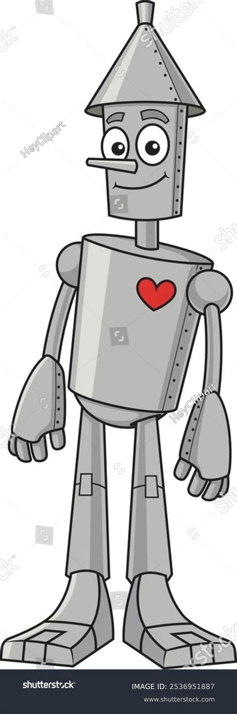 tin man drawing simple