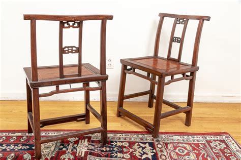 Chinese Rosewood Side Chairs #241753 | Black Rock Galleries