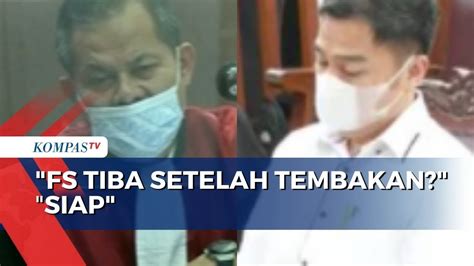 Dicecar Hakim Arif Rachman Sebut Ferdy Sambo Tiba Setelah Tembakan