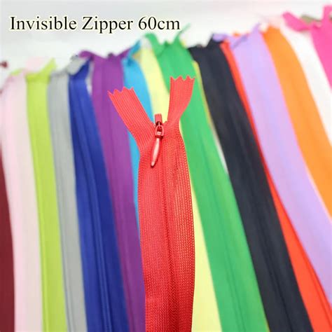 High Quality Cm Nylon Lace Invisible Zipper Pcs Lot Colored Zip No