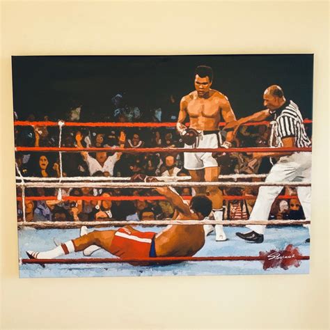 Muhammad Ali Vs George Foreman ‘rumble In The Jungle Boxing Fine Art