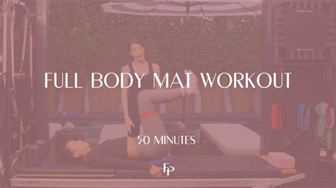 50 Min Mat Instructional Full Body Session 10 Mat Pilates Forma