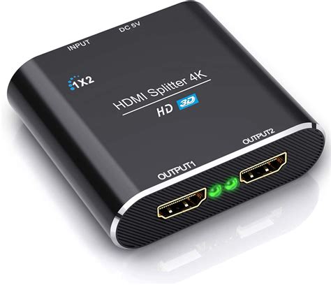 Divisor Hdmi K En Salidas Gana X Hdmi Splitter Entrada A