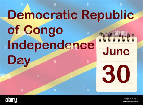 Democratic Republic Of Congo Independence Day Stock Photo Alamy