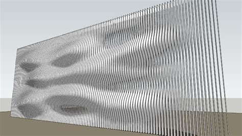 Parametric D Warehouse Facade Architecture Design Parametric