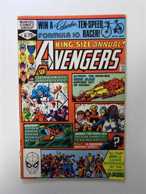 The Avengers Annual 10 1981 1st Appearance Of Rogue Vf Condition Comic Books Bronze Age