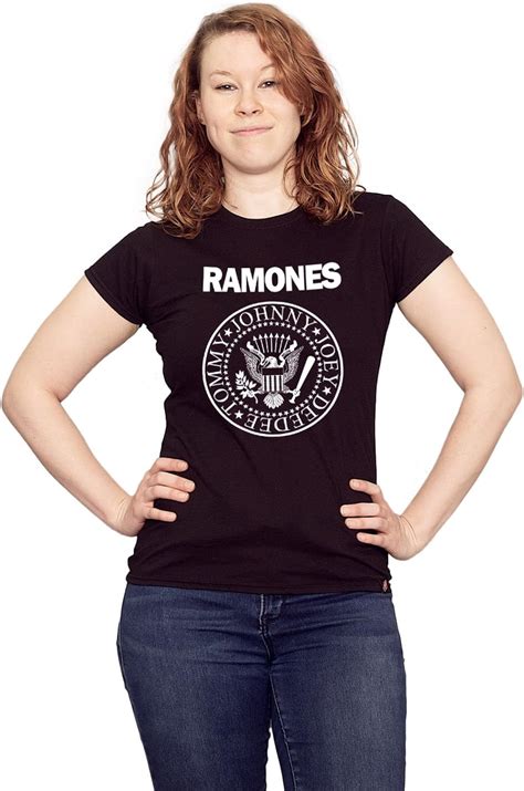 Ramones Womens T Shirt Black Uk Fashion