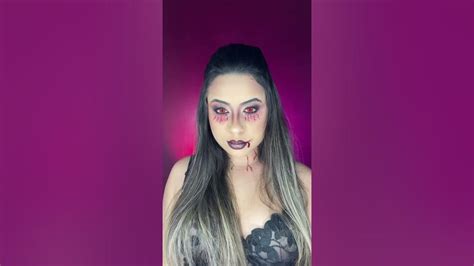 I See You Vampire Makeup Maquiagem Vampira Tiktok Youtube