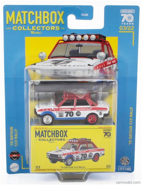 MATTEL HOT WHEELS HLJ LA Scale DATSUN RALLY N RACING WHITE RED BLUE