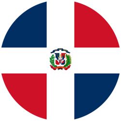 The Dominican Republic flag vector - country flags