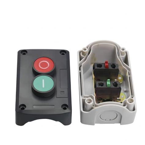 Push Button Switch Control Box 2 Holes Waterproof Button Plastic Case