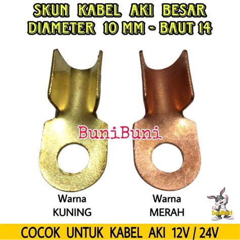 Jual SKUN Terminal Klem Kabel Aki U M10 BESAR Skun Kabel Aki Massa