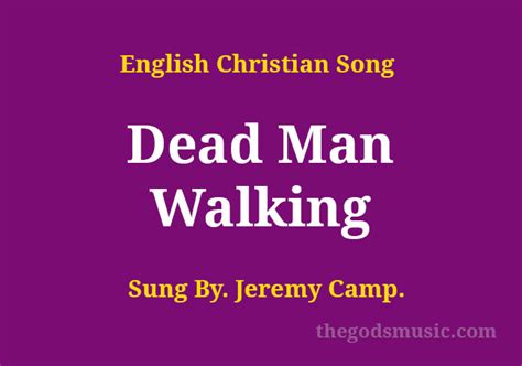 Dead Man Christian Song Lyrics