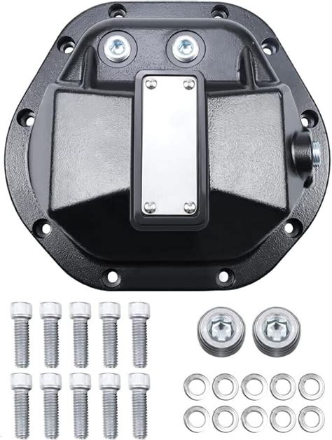 Dana 44 Black Hardcore Differential Cover For Jeep Wrangler JK