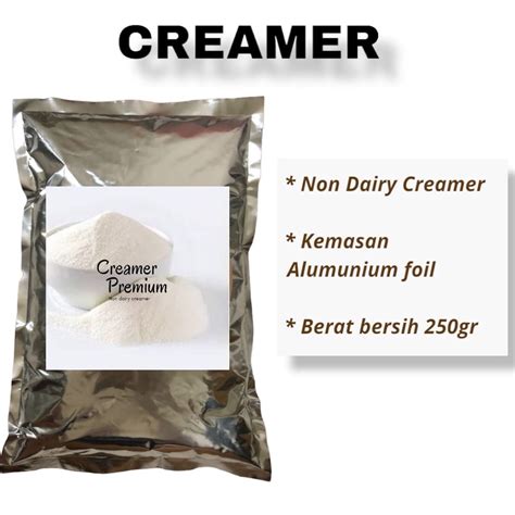 Jual BUBUK CREAMER NON DAIRY KRIMER NABATI KEMASAN 250GRAM Shopee