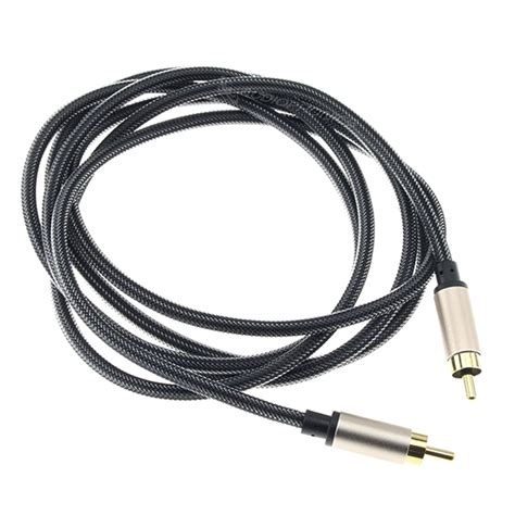 Digital Coaxial SPDIF RCA-RCA Cable Pure Copper 24K Gold Plated 2m ...