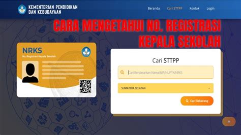 Cara Mengetahui Nomor Registrai Kepala Sekolah NUKS NRKS Terbaru