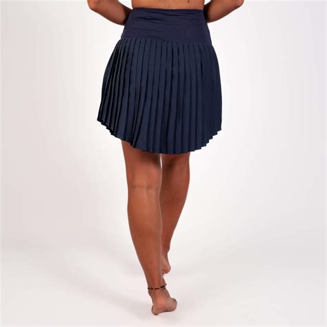 Dark Blue Pleated Skirt Training Skirt Buy At Bara Sportswear Bara