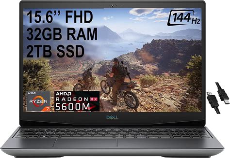 Dell G5 Se 5505 Ryzen 7 4800h · Rx5600m · 15 6” Full Hd 1920 X 1080 144 Hz Ips · 2tb Ssd