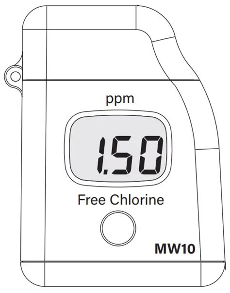 Milwaukee Mw Digital Free Chlorine Tester User Manual