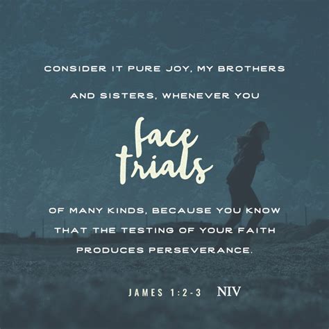 Consider It Pure Joy My Brothers And Sisters Whenever You Face Trials