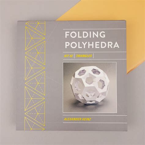 Folding Polyhedra Kit 2 Triangles Spaziobk