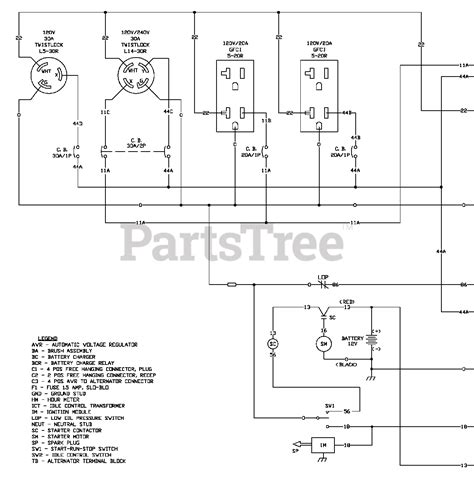 Generac Xp8000e Wiring Diagram