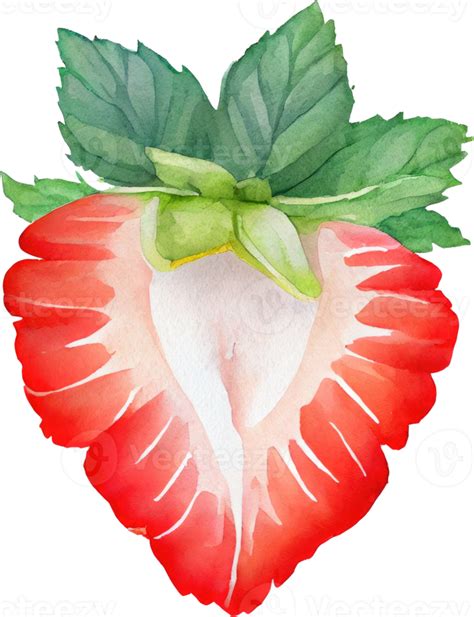 Strawberry Watercolor Illustration 22555301 PNG