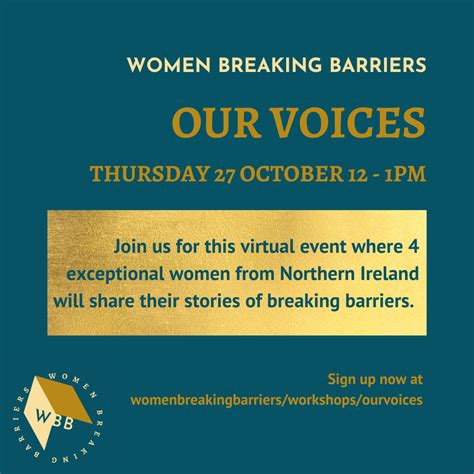 A Huge Success — Women Breaking Barriers