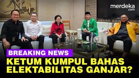 LIVE NOW TPN Ketum Partai Kumpul Bahas Elektabilitas Ganjar