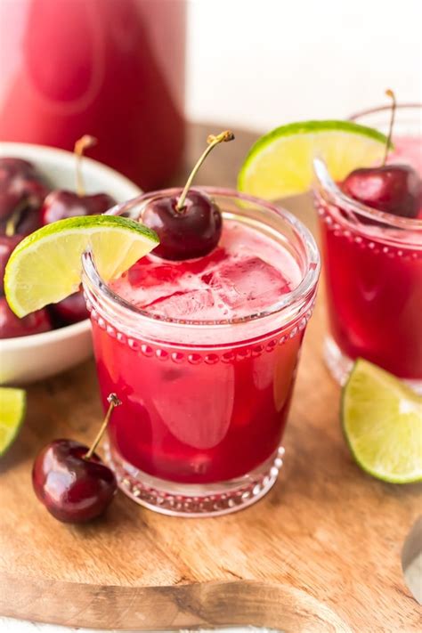 Cherry Limeade Recipe Non Alcoholic And Vodka Versions