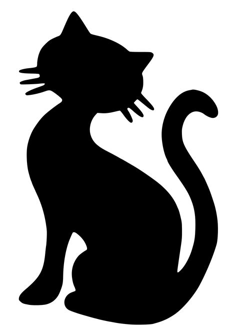 Трафарет кота: скачать и вырезать — 3mu.ru