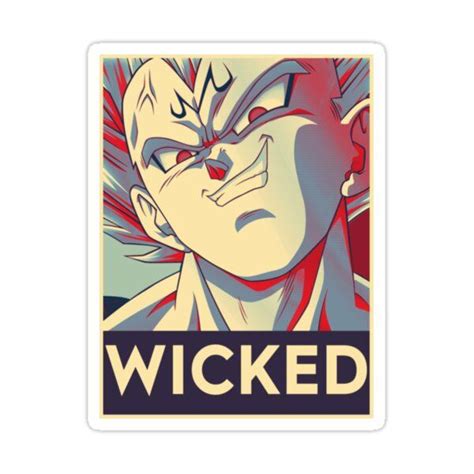 Majin Vegeta Dragon Ball Sticker For Sale By Gasonjennifer Dragon