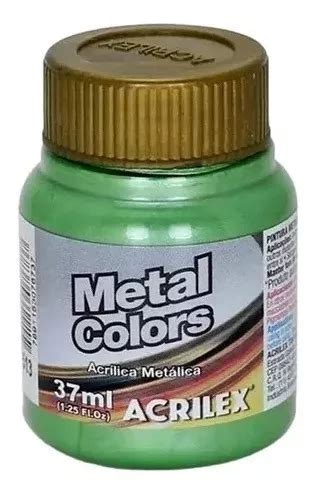 Pintura Acrílica Metalizada Acrilex Artisanato 37 Ml Colores