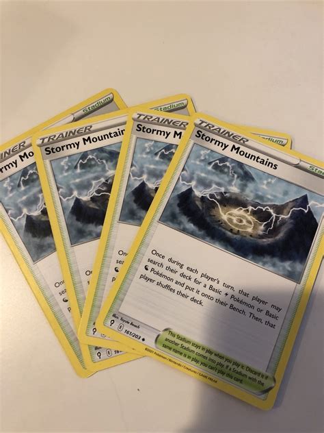 Pok Mon Tcg Stormy Mountains Evolving Skies Regular Uncommon X