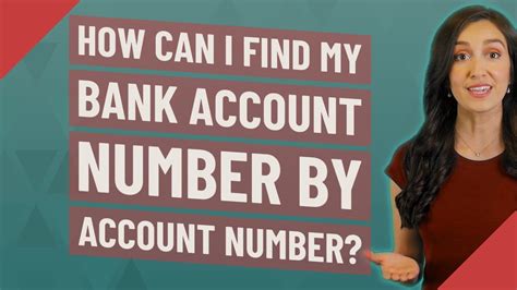 How Can I Find My Bank Account Number By Account Number Youtube