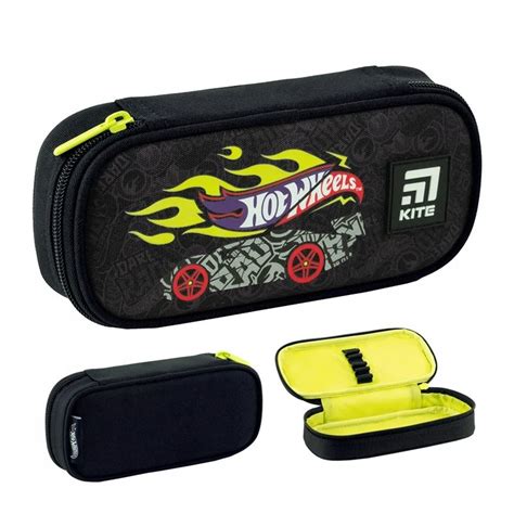 Piórnik dla chłopców czarny jednokomorowy HOT WHEELS Kite KITE Sklep EMPIK