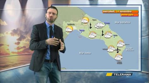 METEO 16 NOVEMBRE 2016 LE PREVISIONI DEL SALENTO YouTube