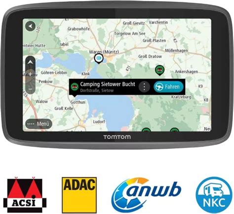 TOMTOM GO CAMPER World Navi 6 Zoll Lifetime Maps Traffic Radar über