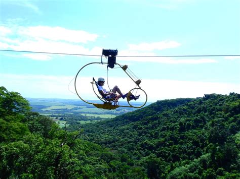 Superbike Em Brotas A Primeira Tirolesa Bicicleta Do Brasil