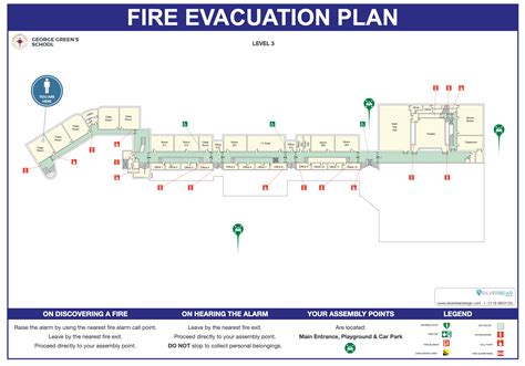 School Evacuation Plan 07 | Silverbear Design