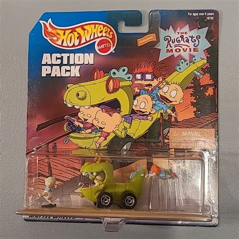 Mattel Toys Hot Wheels Nickelodeon The Rugrats Movie Action Pack Set Poshmark