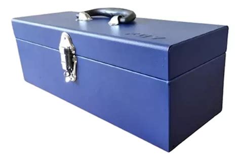 Caja Porta Herramientas Metálica Con Pintura Electrostatica Color Azul